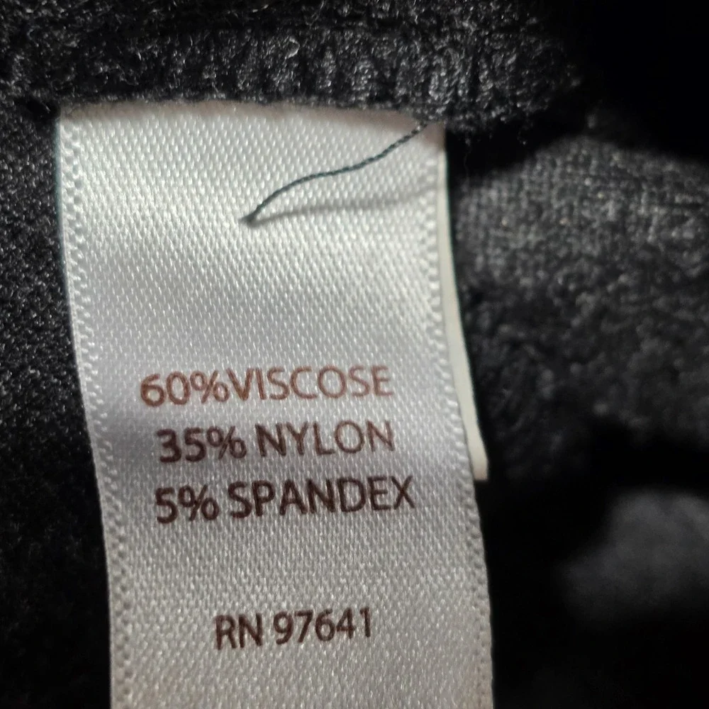J.Jill‎ Slim Leg Stretch Pants Women XL Charcoal Gray Ponte Knit Pull On Career